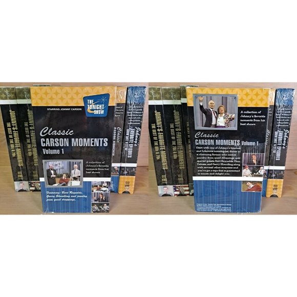 Johnny Carson Club The Tonight Show VHS Lot of 9 The Final Show Some Sealed - Picture 8 of 11